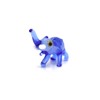 Sansukjai Elephant Tiny Micro Figurines Hand Blown Glass Art Animals