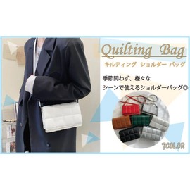 Andrei Women's Bag, Shoulder Quilting, Synthetic Leather, 2-Way Hand, Shoulder Bag, Mini, Small, Storage, Clean, Casual, Commuting to Work, red