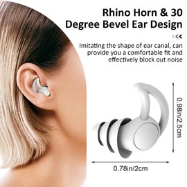 KATLKIU Ohrstöpsel zum Schwimmen aus Silikon, 1 Paar, wasserdichte Ohrstöpsel, Geräuschunterdrückung, wiederverwendbar, Ohrstöpsel zum Schlafen und Schwimmen