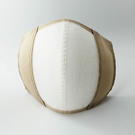 Tuyon T89 3D Mask Cover, Non-woven Fabric, Prevents Skin Rashes, Double Mask Protection, Cooling Fiber, 1 Piece, 100% Cotton, Washable and Reusable, UV Protection, Regular Size, 3D Construction, Breathable (Greige)