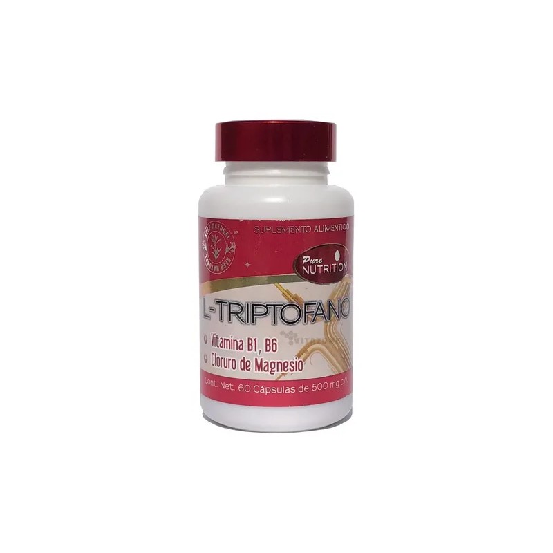 L-triptofano 60 Cáps De 500 Mg Keep Natural Sabor Sin