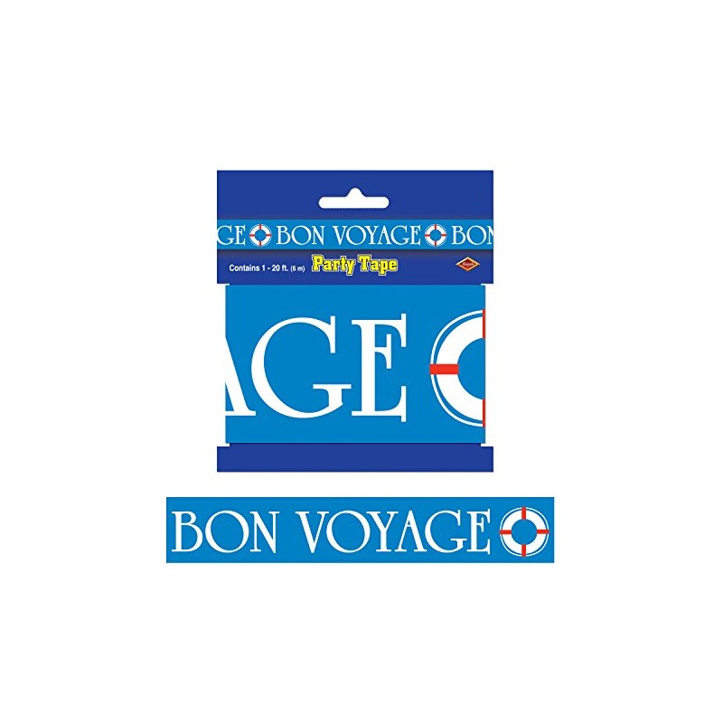 Bon Voyage Party Tape Party Accessory (1 count) (1/Pkg)