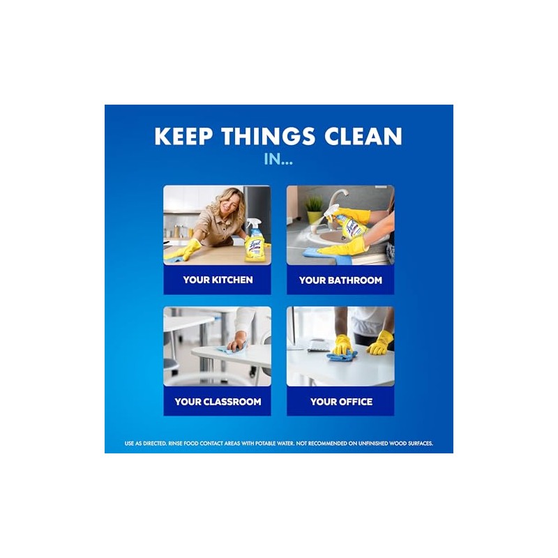 Lysol All Purpose Cleaner Spray, Multi-Purpose Disinfecting Spray, Kitchen &