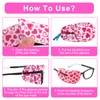 HotoPink 10 Pcs Eye Patches for Kids Glasses, Reusable Cartoon