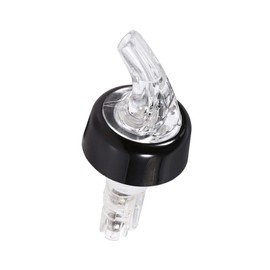Qcwwy 15mL Plastic Liqour Pourer with Measured Pour Spout for Home Bars, Fast Dispensing, 1Pc, Transparent (White)