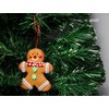 SHATCHI Christmas Tree Hanging Decorations Traditional Gingerbread Cookie Couple Man