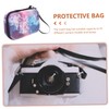 LABRIMP Small Camera Bag with Handle Durable Zipper Case for