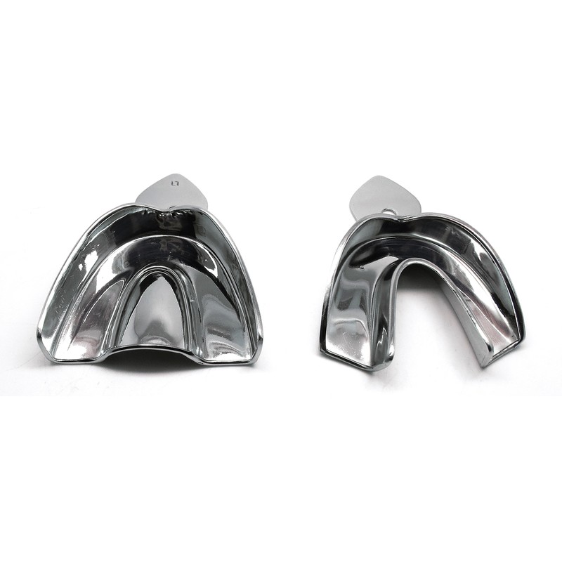 Dental Impression Solid Large Trays Upper and Lower Autoclavable Premium
