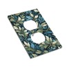 Azjincos Decorative Art Light Switch Covers Morris Leaves 1 Gang