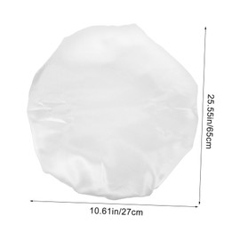 Baluue Soft Comfortable Women's Shower Cap Large Size Reusable Hair Cap for Shower for Bathing