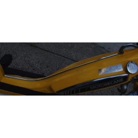 nasn MOTOBECANE MOBYLETTE 50V MOPED/SCOOTER FUEL TANK CHROME TRIM