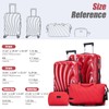 Cosbarn Luggage Sets 3 Piece Suitcases with Wheels, 24inch Suitcase