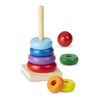 Melissa & Doug Rainbow Stacker Wooden Ring Educational Toy
