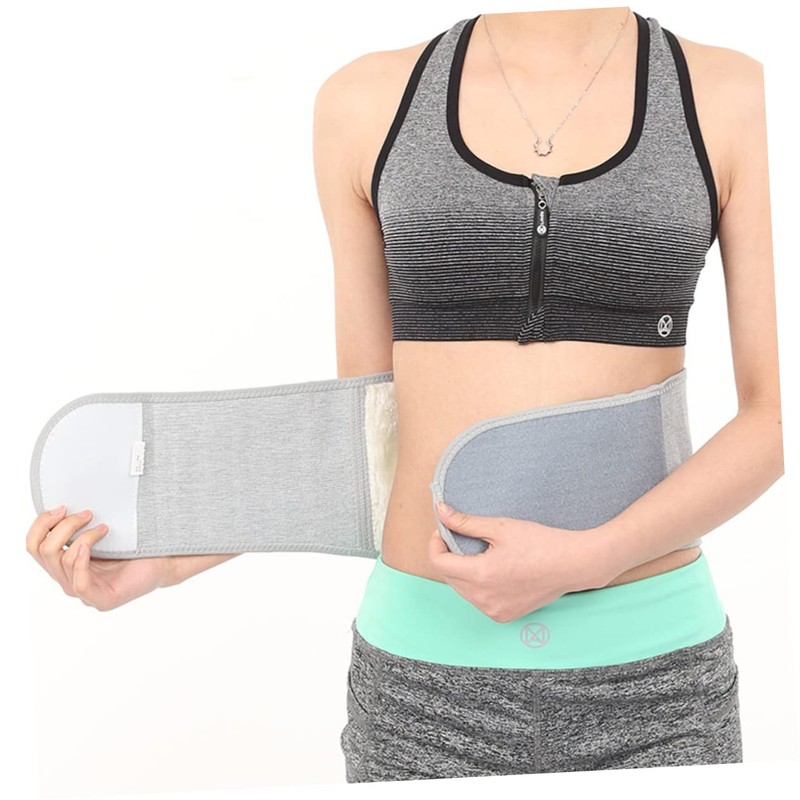 Healvian 2pcs Thin Kidney Warming Band Adjustable Breathable Waist Support