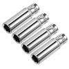 sourcing map 4 Pcs 1/4 Inch Drive 10mm 6-Point Deep