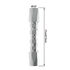 1PCS Reusable Hydraulic Hose Field Repair Kit 1/2 '' for Hydraulic Hose Crimper Fittings Size #08