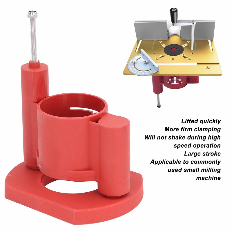 Router Lift Base Woodworking Milling Table Lifting System for Trimming
