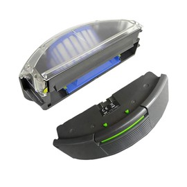 ADkey Hepa Filter Dust bin AeroVac Bin Box Parts Replacement fit for Irobot Roomba 600 Series 690 691 694 681 Collection Box Filter Box Collector