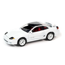 Auto World 1/64 1992 Dodge Stealth R/T, Gloss White, AWSP063-A