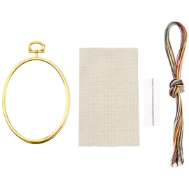 Janlynn 21-1791 14 Count Snowlady Mini Counted Cross Stitch Kit, 3" by 4"