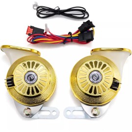 FARBIN Car Horn Variable Sound Horn Kit with 3 Sound Modes 12V130dB High and Low Bass