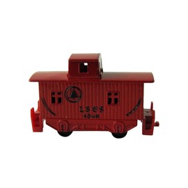 Treasure Gurus Red Train Caboose Model Desk Pencil Sharpener Railroad Collectible