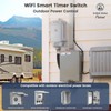 SURAIELEC 35 AMP Wi-Fi Smart Timer Switch for Outdoor Electrical