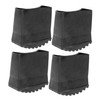 WOONEKY Replacement Ladder Pad Set 4pcs Rubber Cover for Ladder