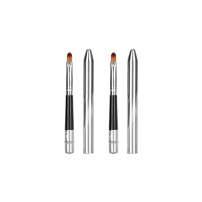 Pincel Labial Retráctil Grueso - Aplicador de Lápiz Labial Portátil