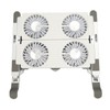 Laptop Stand with Cooling Fan Detachable Adjustable Aluminum Foldable Portable