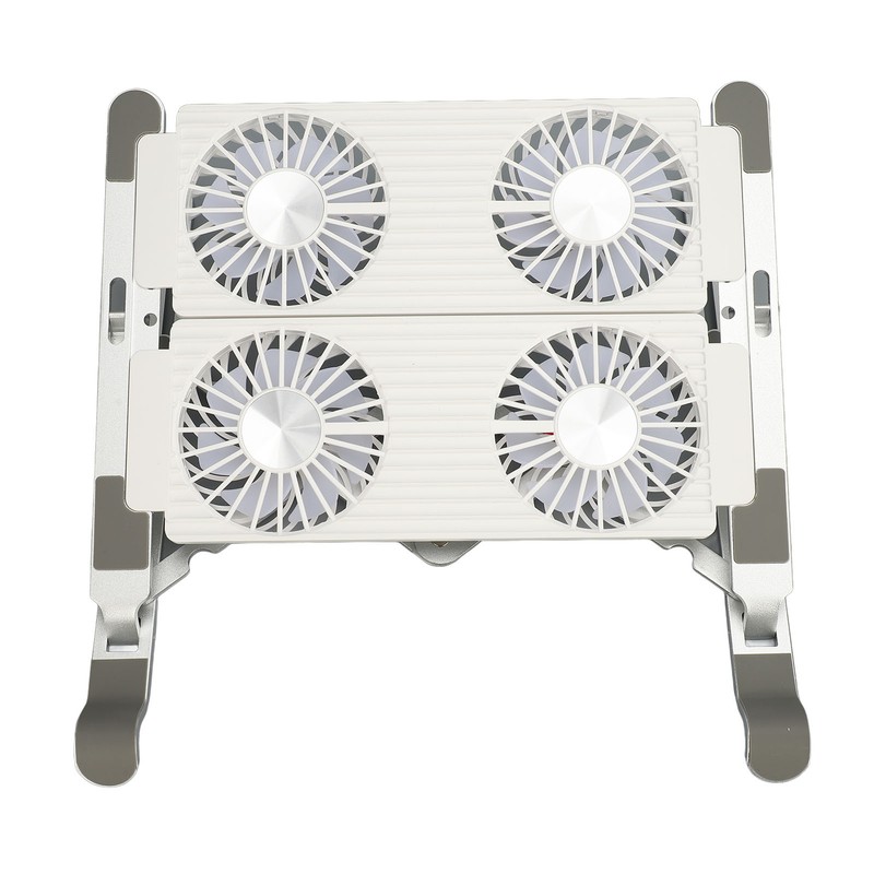 Laptop Stand with Cooling Fan Detachable Adjustable Aluminum Foldable Portable
