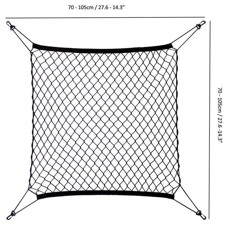 igadgitz home U7115 Cargo Net, Car Boot Net, Car Net