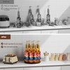 Nuovoware 9 Bottles Rotating Coffee Syrup Rack, Syrup Rack Organizer