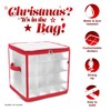Christmas Village Bauble and Decoration Storage Cube with Padded Dividers