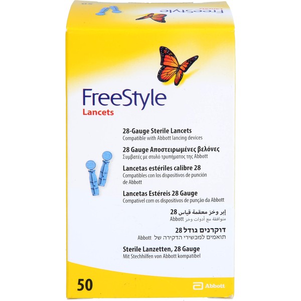 Abbott FreeStyle sterile Lanzetten, 28 Gauge mit Stechhilfen von Abbott