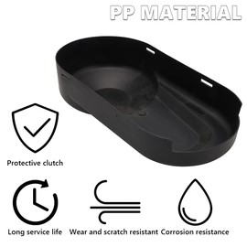 JFG RACING Mini Bike Clutch Cover For BT200X CT200U Trail CT200U-EX mini bikes Baja Motorsports Parts Black