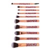 10pcs Makeup Brushes Set Soft Bristles Portable Cosmetics Tool Kits