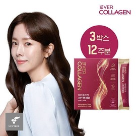 Ever Collagen Skin & Hair 3 boxes (12 weeks worth) Hair Collagen Hair Collagen / 에버콜라겐 스킨앤헤어 3박스(12주분) 헤어콜라겐 모발콜라겐