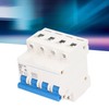 4P Miniature Circuit Breaker DIN Rail Mount Low Voltage Overload