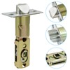 Cionyce Tubular Mortice Latch, Passage Door Latch, Adjustable Flat Latch