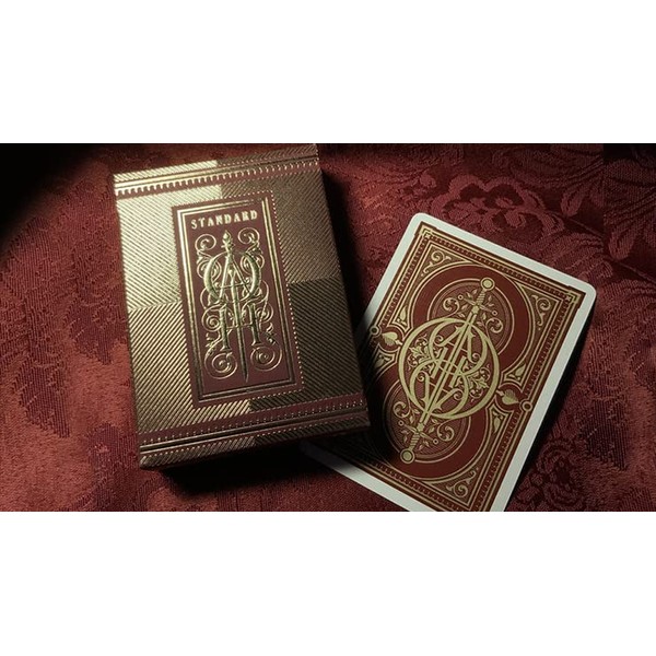 MJM Oath Standard (Burgundy) Playing Cards by Lotrek