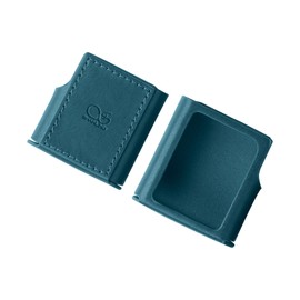 SHANLING M0 Pro/M0Pro/M0s Leather Case Cover, 3 Colors Available,Portable Music Player Special Protective Case,PU Leather Material,Anti-Collision and Anti-Fall,Corrosion Resistance (Blue)