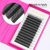 XIUSUZAKI 6D W Shape Eyelash Extension 0.07 D Curl Volume