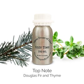 Signature Aromatherapy Scented Fragrance Oil for No Water High End Diffusers, Special Mixture of Top End Essential Oils (Cozy Time, 200ML)