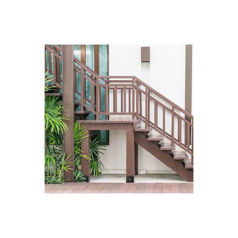 Fence Post Holder Ground Spike Use for Concrete Deck -