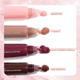 4-Color Lip Gloss Set – Plumping, Lightweight & Non-Sticky Formula with Natural Ingredients, Deeply Moisturizing Glossy Lip Oil for Fuller, Smooth & Shiny Lips
