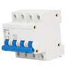 4P Miniature Circuit Breaker DIN Rail Mount Low Voltage Air
