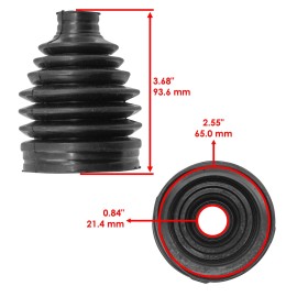 Caltric Front CV Axle Boot For Honda Pioneer 520 SXS520M 2021-2025