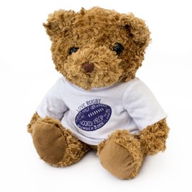 Big Red Egg LOVE RUGBY - Teddy Bear - Cute Soft Cuddly Adorable - Gift Present - Scrum Prop Fly Half