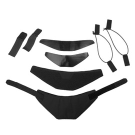 DMGEAR Tactical Neck Protector for Tactical Vest Adjustable Neck Guards Universal Neck Collar for JPC CPC AVS Vest (BK)